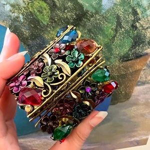 bracelet with multi colured gems